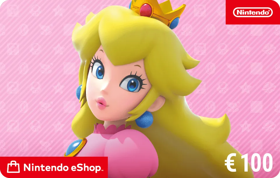 Nintendo eShop-tegoedkaart van 100 euro.