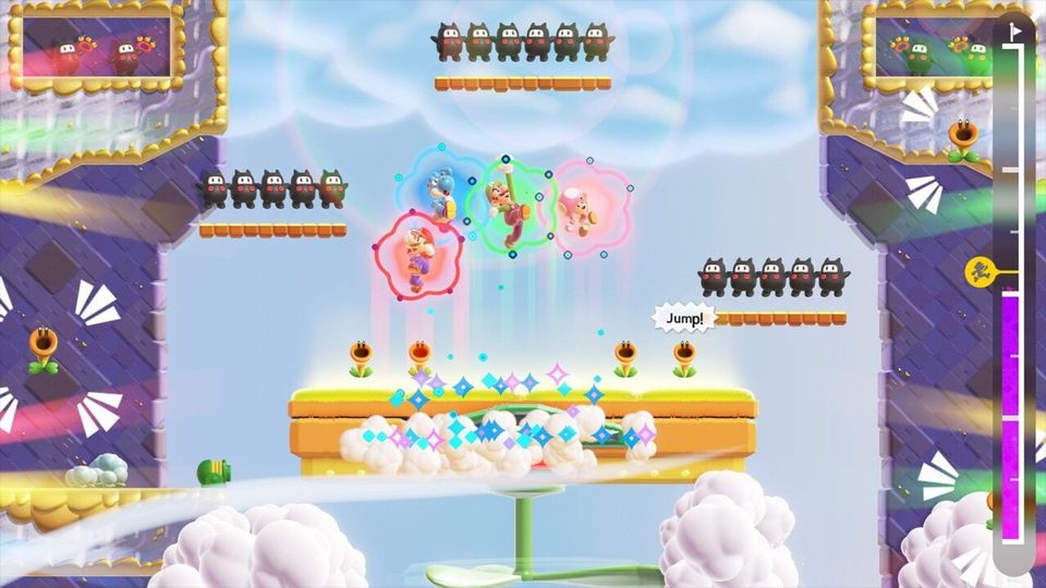 Bellabel Park in de Nintendo Switch 2 Edition van Super Mario Bros. Wonder.