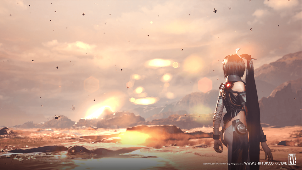 Gameplaybeeld uit Stellar Blade.