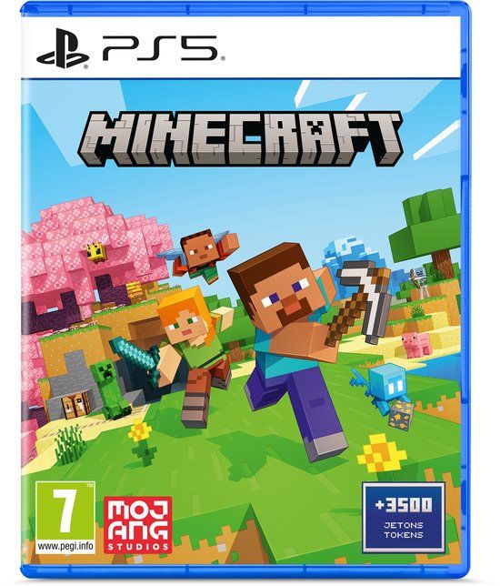 Verpakking van Minecraft voor PlayStation 5.