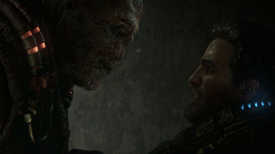 Spelscène uit de campagne van Gears of War: E-Day.