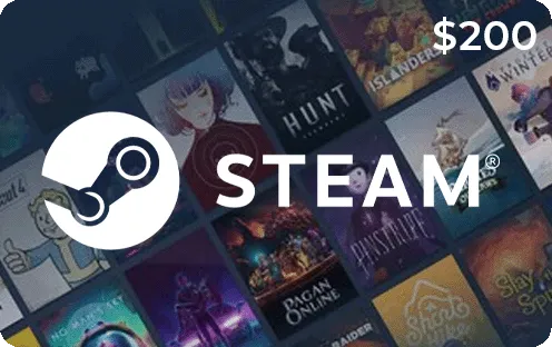 Steam tegoed 200 dollar