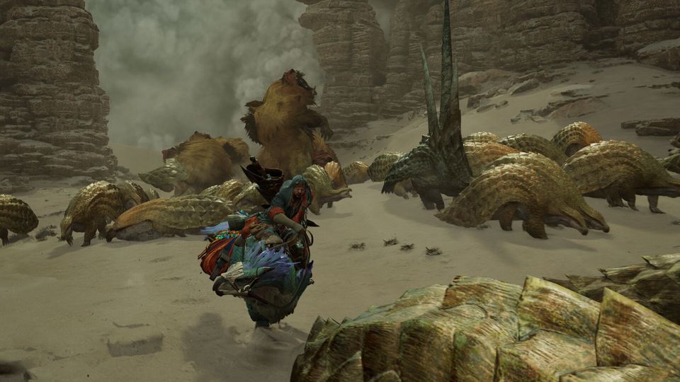 Gameplaybeeld uit Monster Hunter Wilds.
