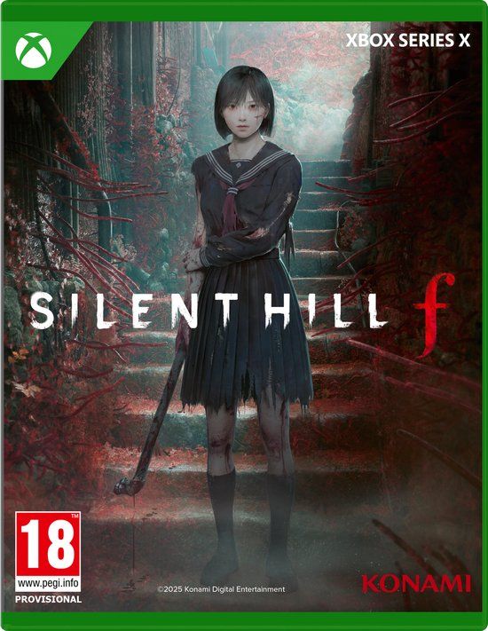 Verpakking van Silent Hill f voor Xbox Series X.