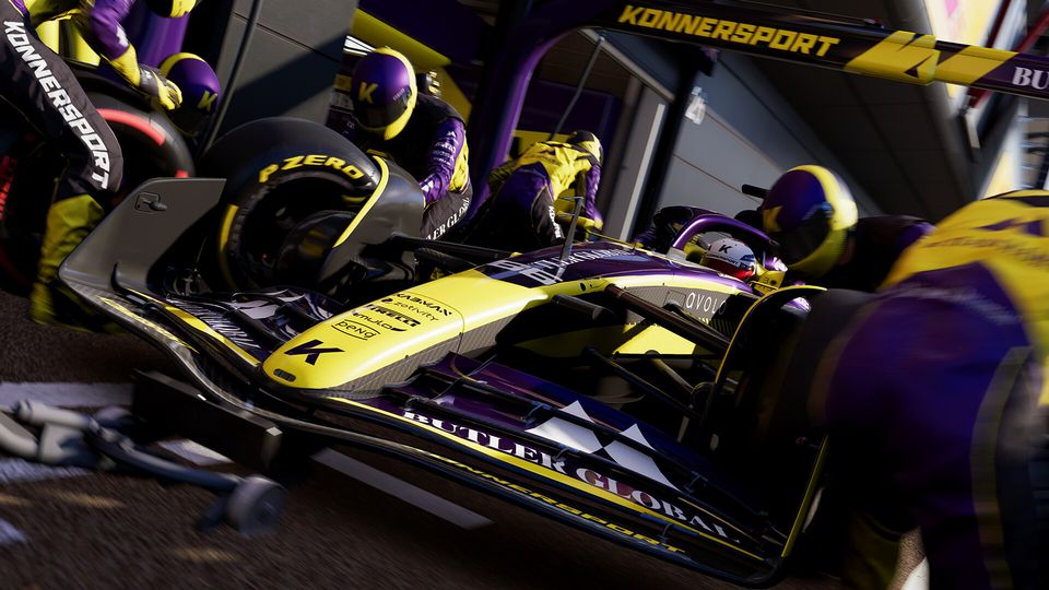 Formule 1-auto op het circuit in F1 25.