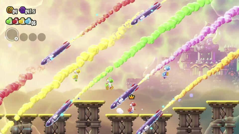 Een Wonder-effect verandert een level in Super Mario Bros. Wonder.