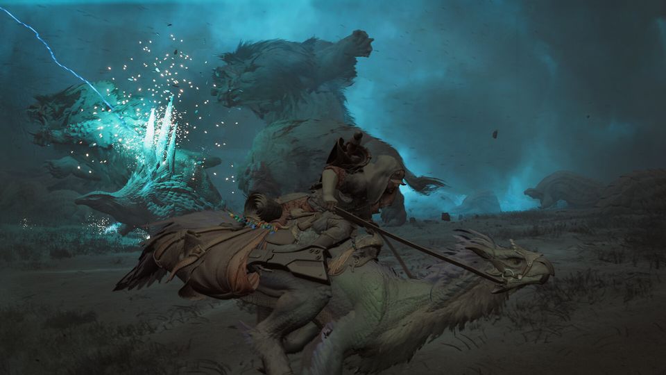 Gameplaybeeld uit Monster Hunter Wilds.