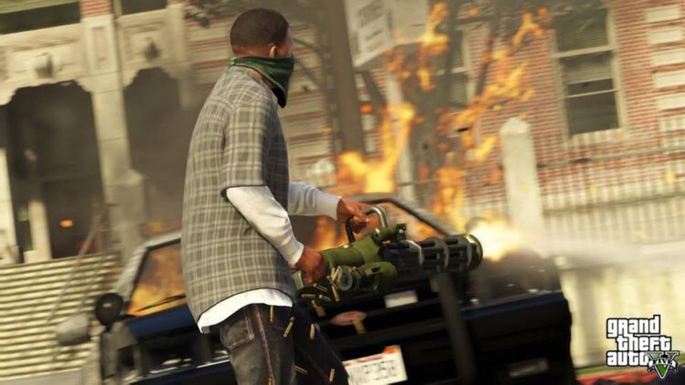 Scène uit Grand Theft Auto V.
