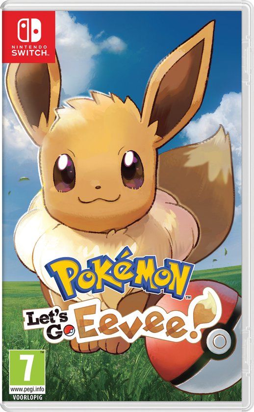 Cover van Pokémon: Let's Go, Eevee! voor Nintendo Switch.