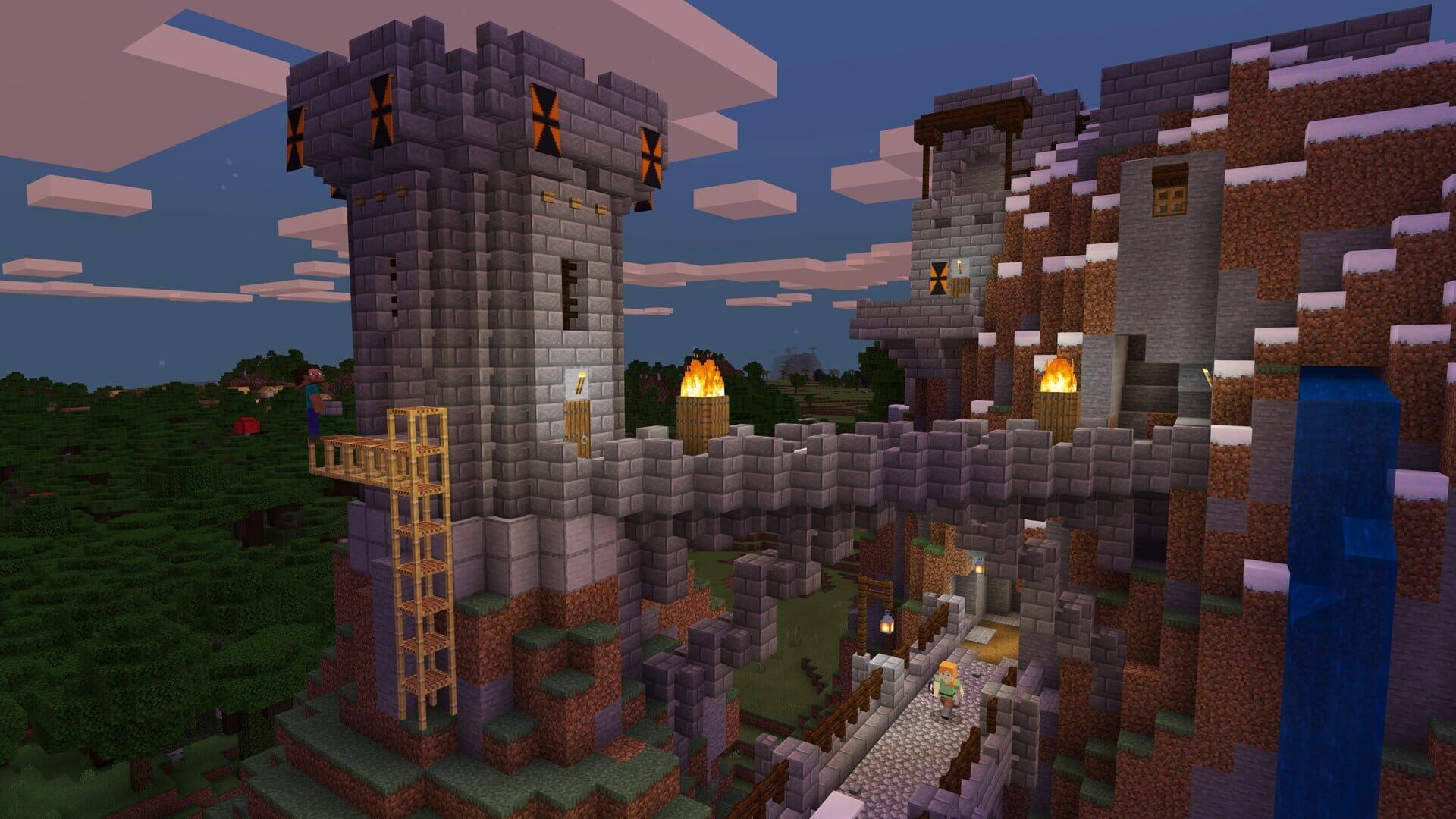 Scène uit Minecraft.