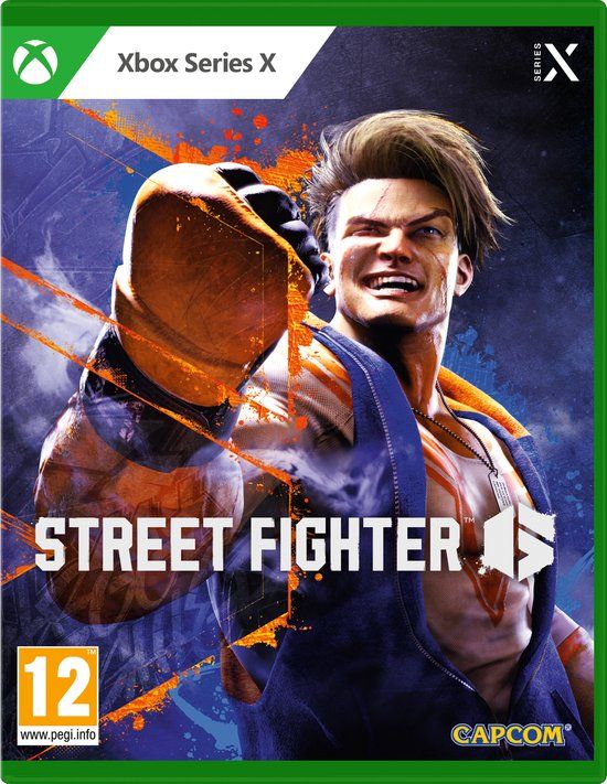 Cover van Street Fighter 6 voor Xbox Series X met Luke.