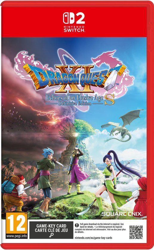 Verpakking van Dragon Quest XI S Definitive Edition voor Nintendo Switch 2