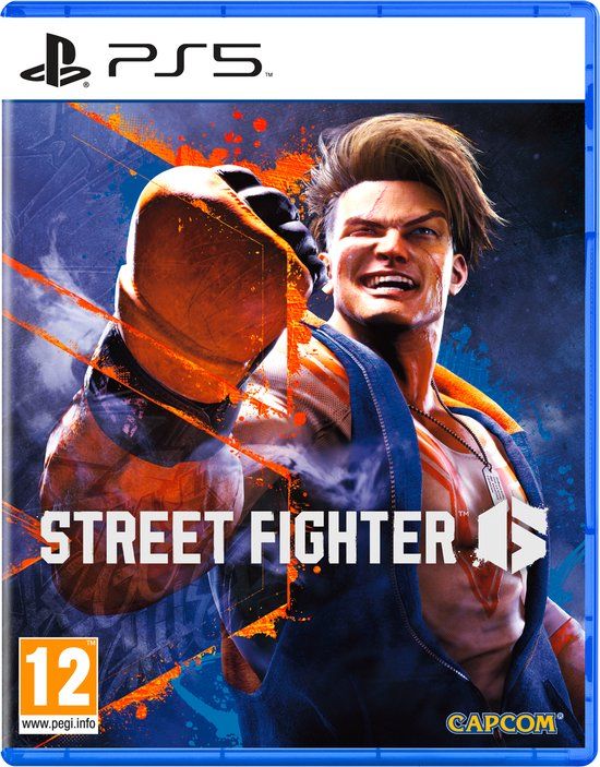 Cover van Street Fighter 6 voor PlayStation 5 met Luke.