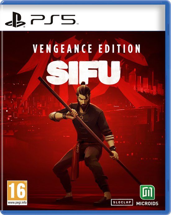 Verpakking van Sifu Vengeance Edition voor PlayStation 5