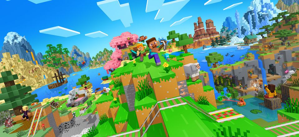 Key art van Minecraft.