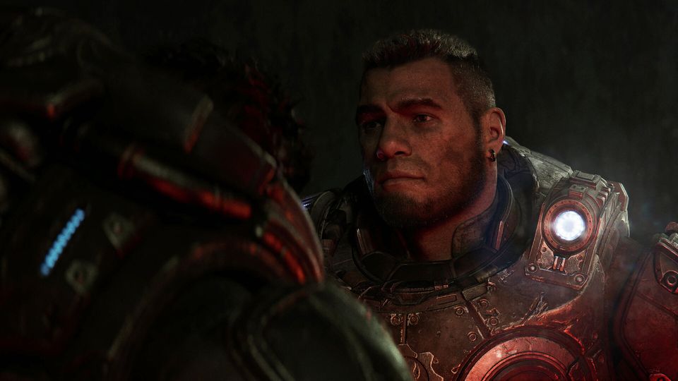 Spelscène uit de campagne van Gears of War: E-Day.