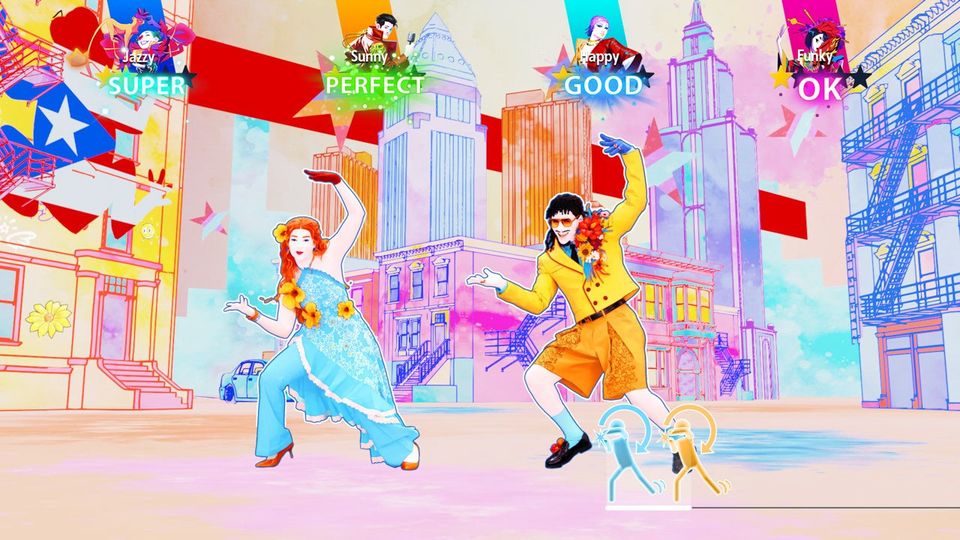 Scène uit Just Dance: Decades of Hits.