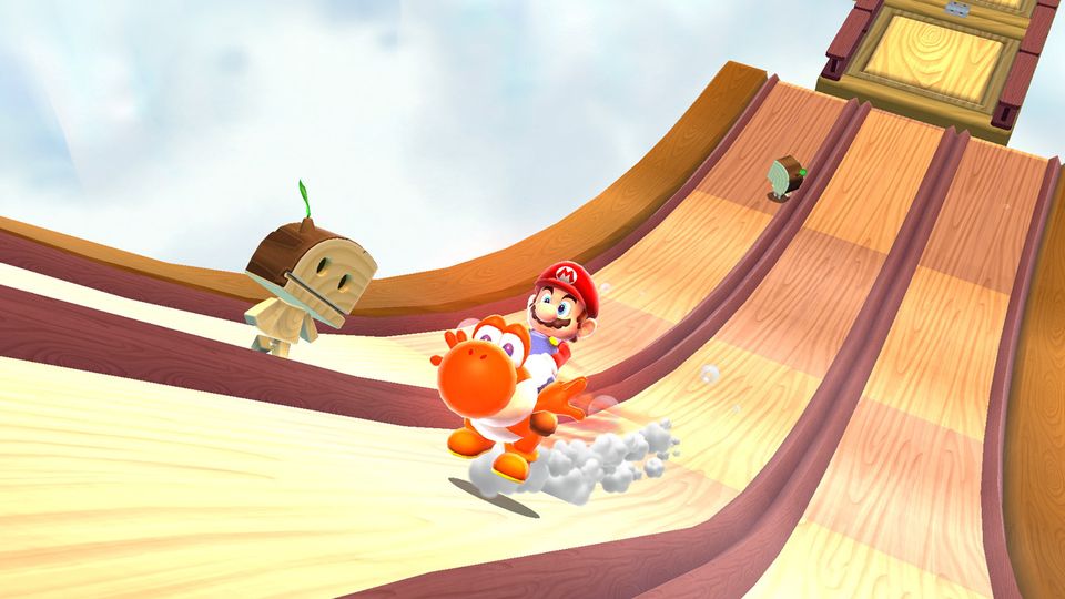 Gameplaybeeld uit Super Mario Galaxy + Super Mario Galaxy 2.