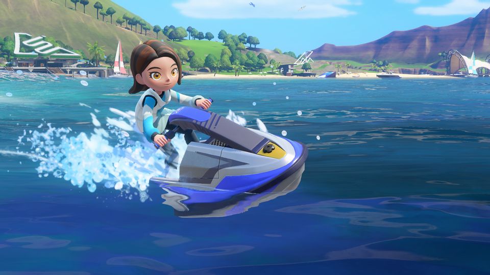 Sportactiviteit op Wuhu-eiland in Nintendo Switch Sports Resort.