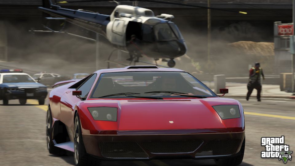 Scène uit Grand Theft Auto V.