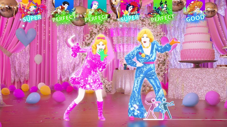 Scène uit Just Dance: Decades of Hits.