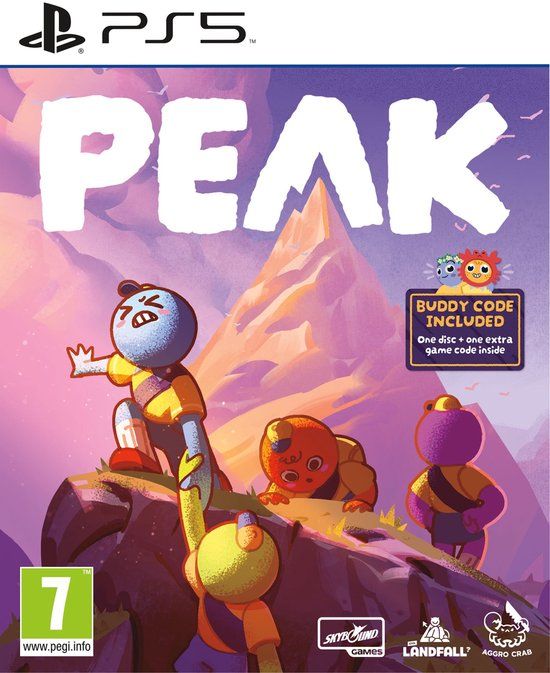 Verpakking van Peak voor PlayStation 5.