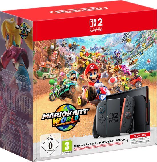 Nintendo Switch 2 + Mario Kart World + 3 maanden Nintendo Switch Online