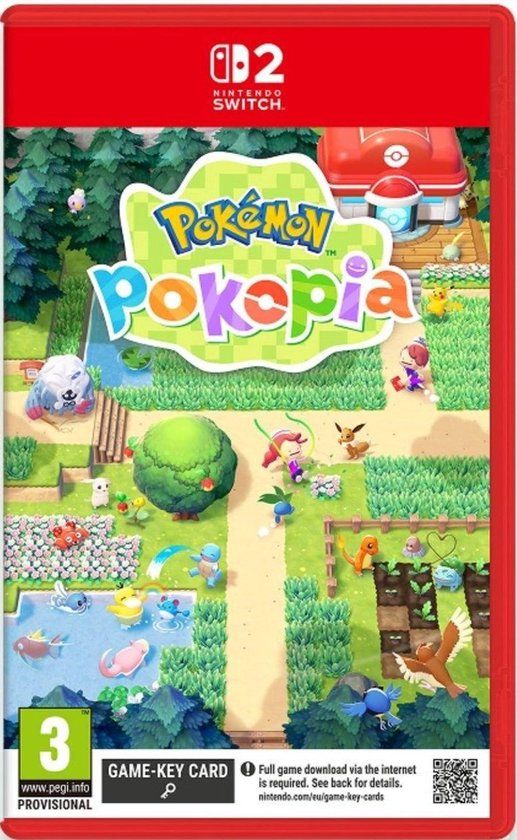 Doos van Pokémon Pokopia voor Nintendo Switch 2.