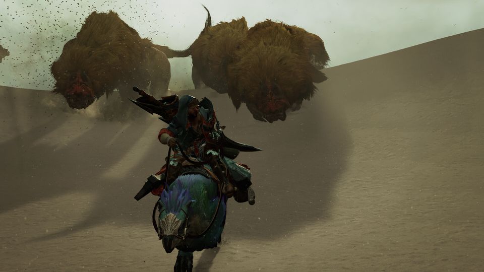 Gameplaybeeld uit Monster Hunter Wilds.