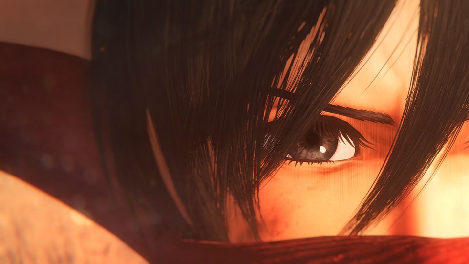 Scène uit Attack on Titan 3.