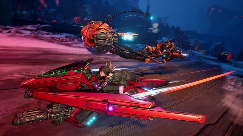 Co-op-actie met meerdere Vault Hunters tegelijk.