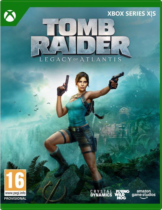 Verpakking van Tomb Raider: Legacy of Atlantis voor Xbox Series X.
