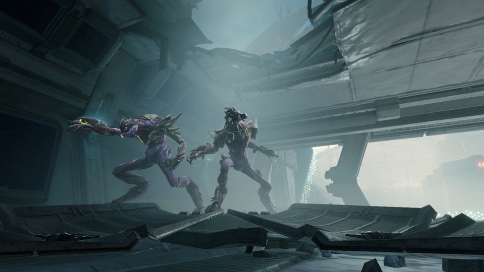Gameplaybeeld uit Metroid Prime 4: Beyond.