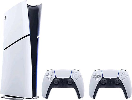 PlayStation 5 Slim Digital Edition 825 GB + 2 DualSense-controllers