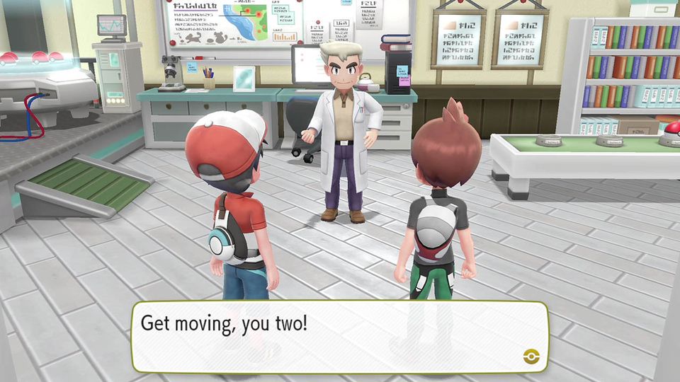 Een Pokémon vangen in Pokémon: Let's Go, Pikachu!