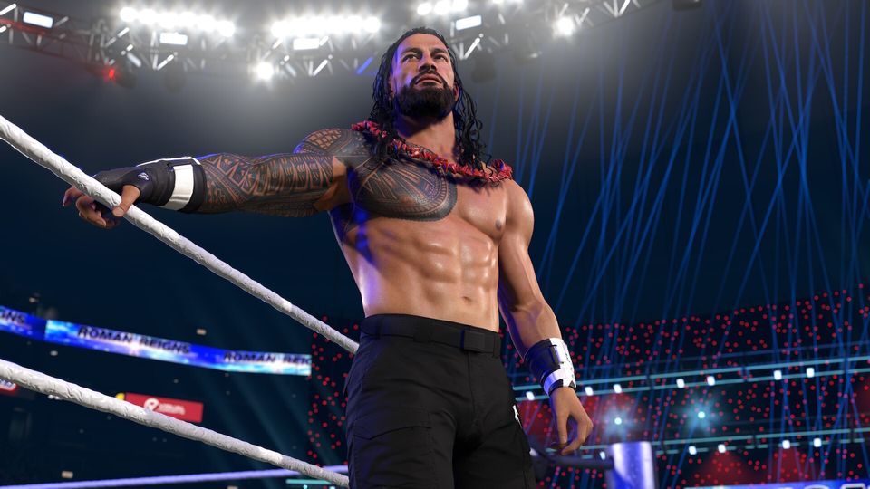 Scène uit WWE 2K26.
