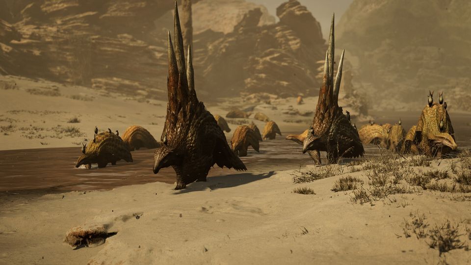 Gameplaybeeld uit Monster Hunter Wilds.