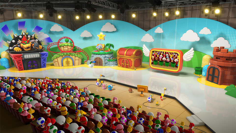 Een minigame uit Jamboree TV in Super Mario Party Jamboree Nintendo Switch 2 Edition.
