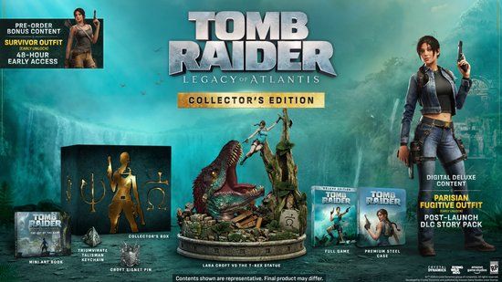 Tomb Raider: Legacy of Atlantis Collector's Edition voor Xbox Series X.