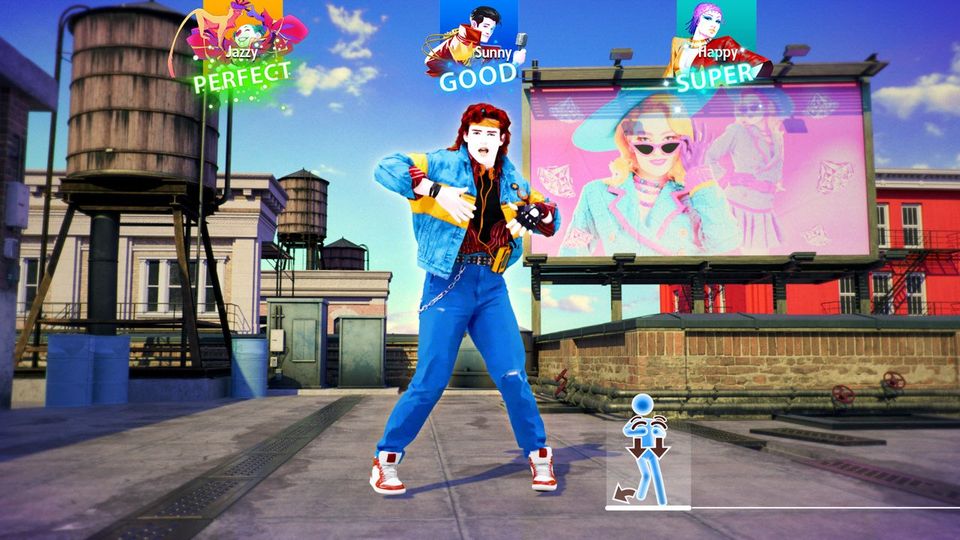 Scène uit Just Dance: Decades of Hits.