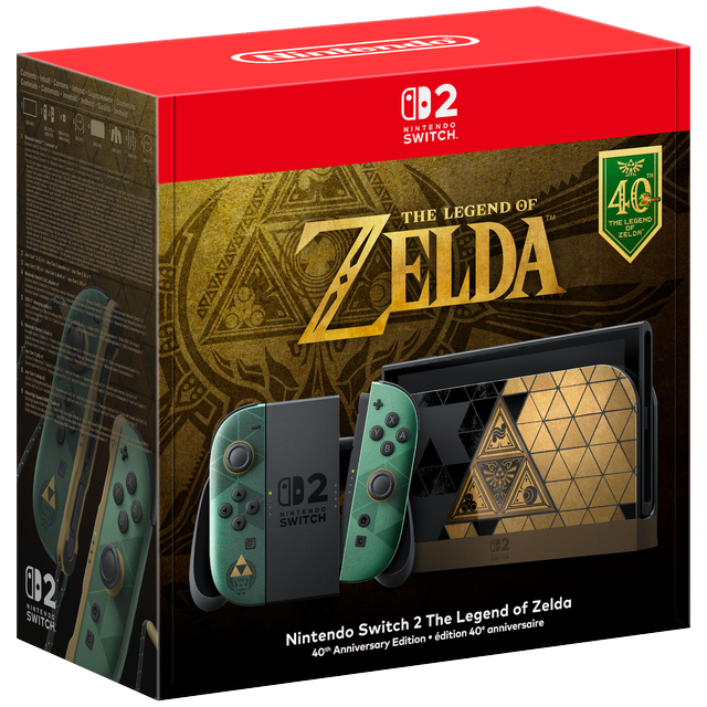 Nintendo Switch 2 The Legend of Zelda 40th Anniversary Edition