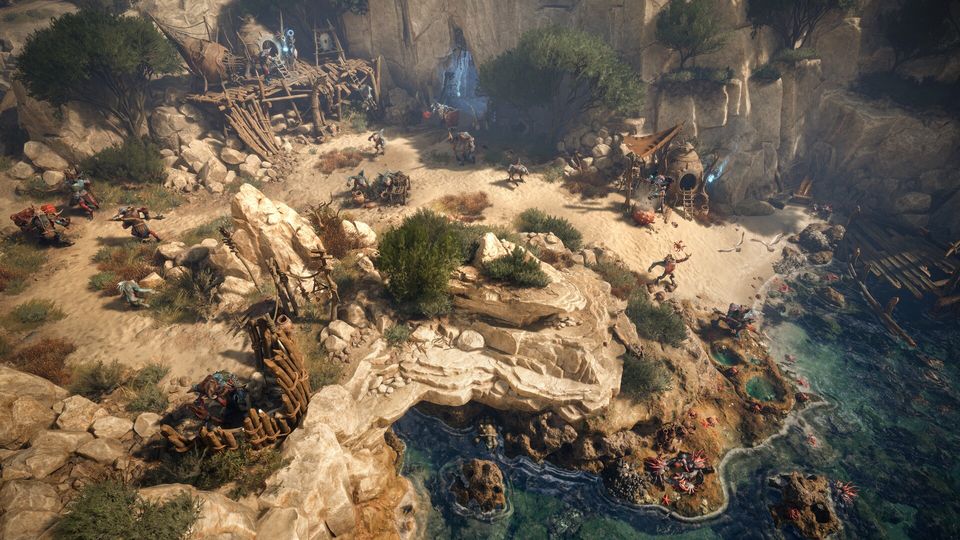 Omgeving uit het oude Griekenland in Titan Quest II.