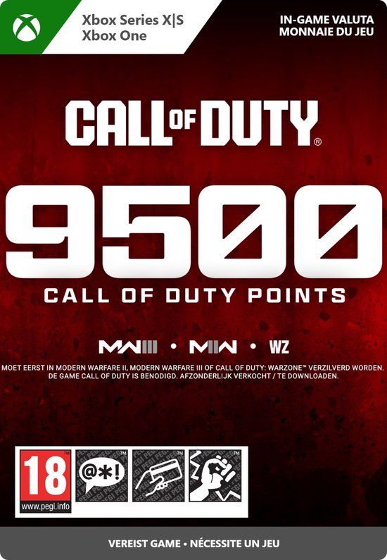 Call of Duty Points 9500 - Xbox