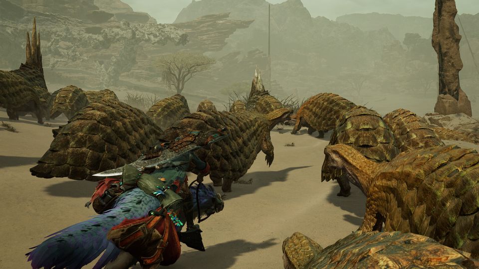 Gameplaybeeld uit Monster Hunter Wilds.