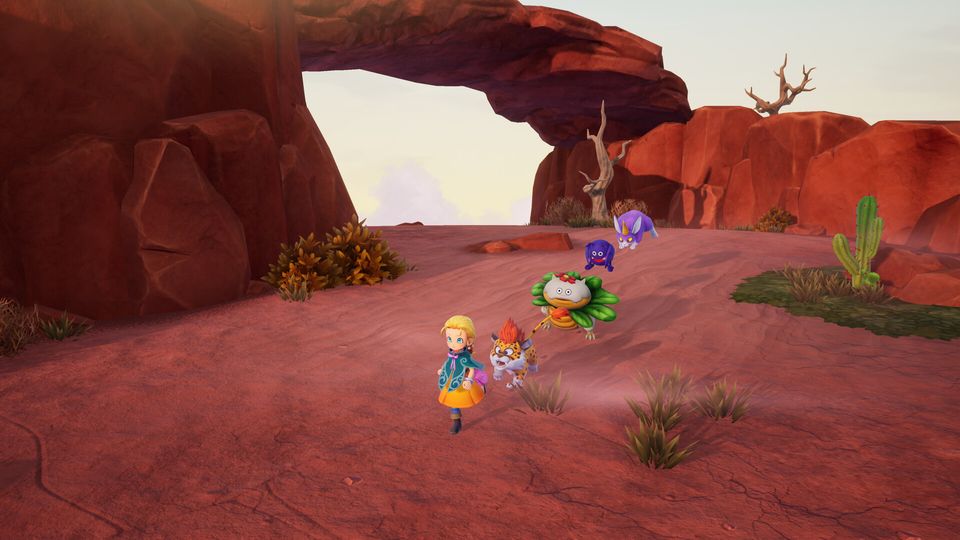 Scène uit Dragon Quest Monsters: The Withered World.